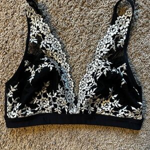 Wacoal Black and White Lace Bra